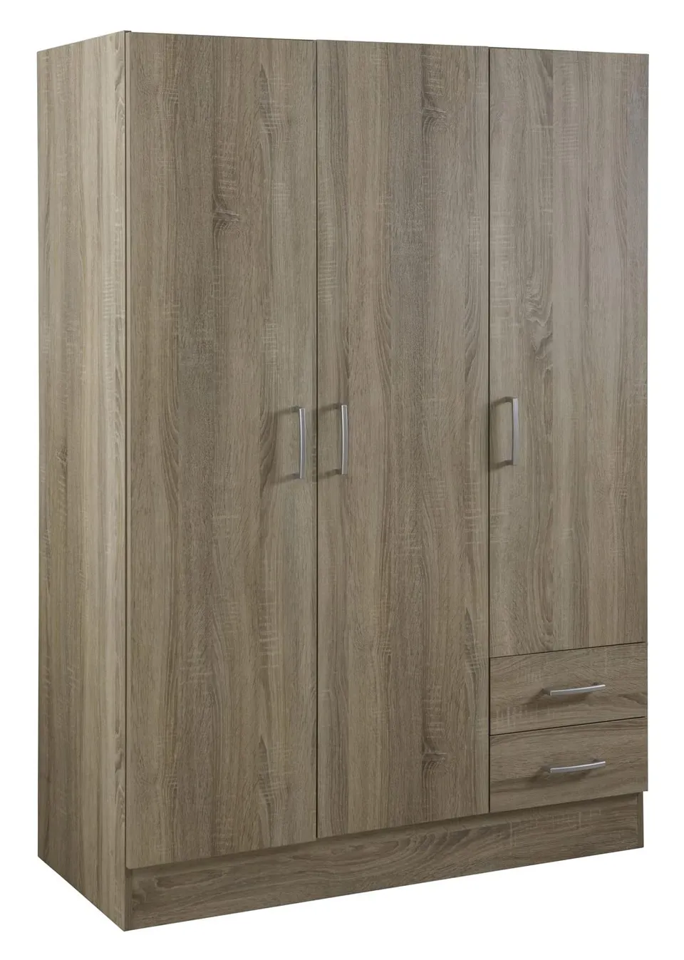 COMPOSAD Facile armadio 3 ante 2 cassetti rovere sonoma