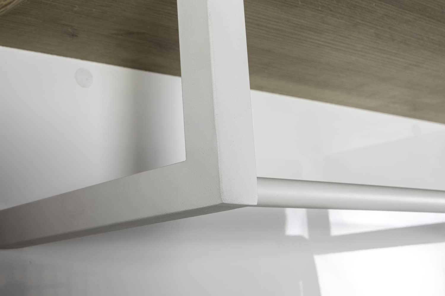 Composad Mundi 3 ganci appendiabiti parete rovere bianco