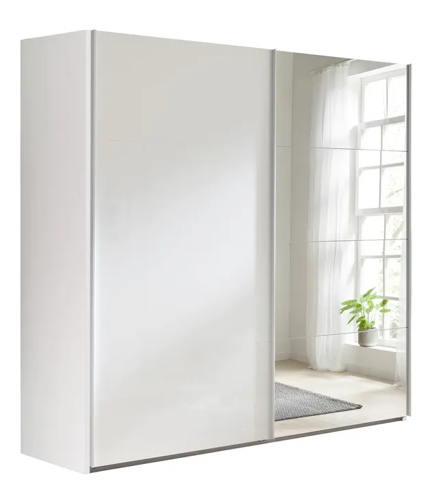 Composad Systema Armadio 2 Ante Specchio 250 Bianco
