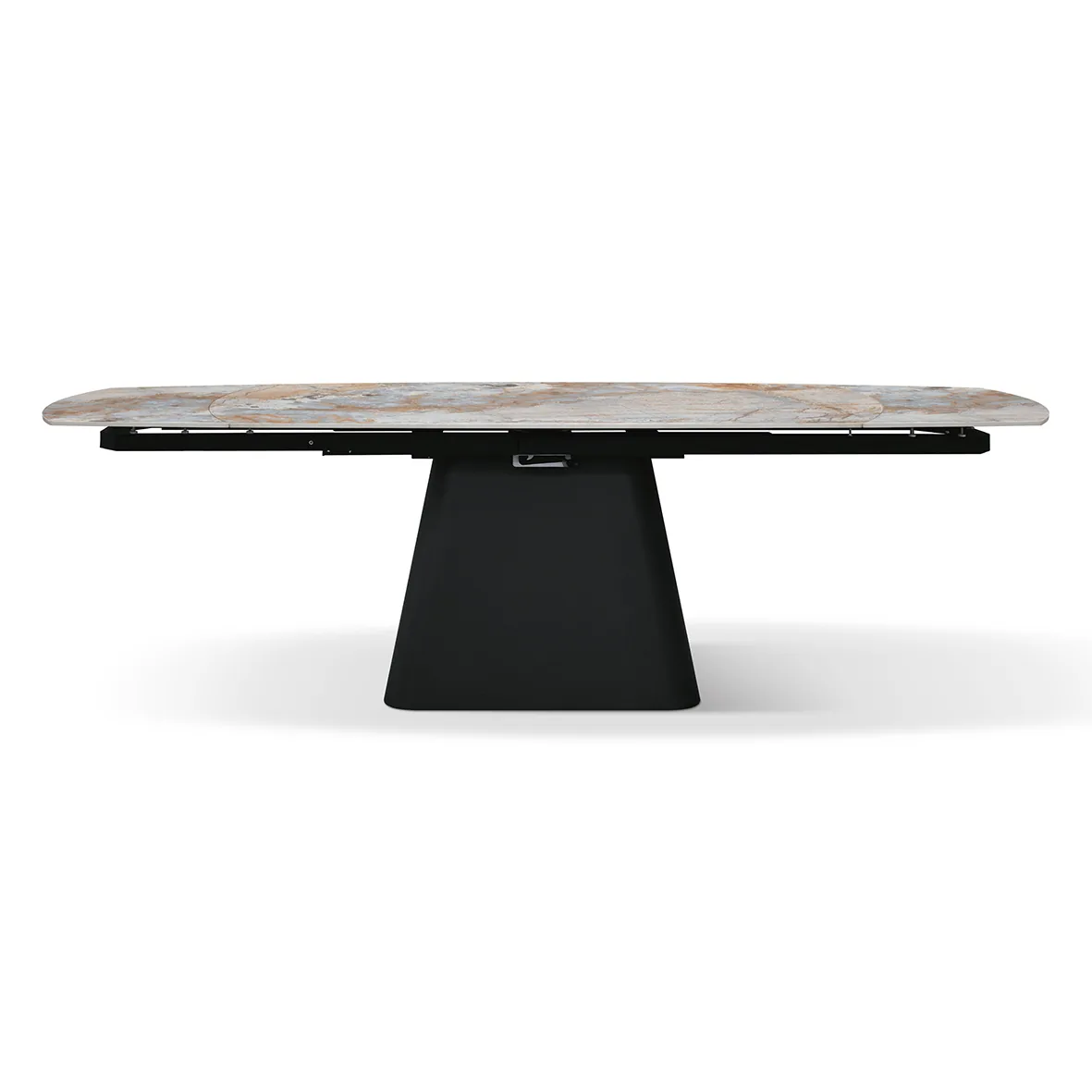 Epocantica tavolo allungabile ceramica terra nova base nera