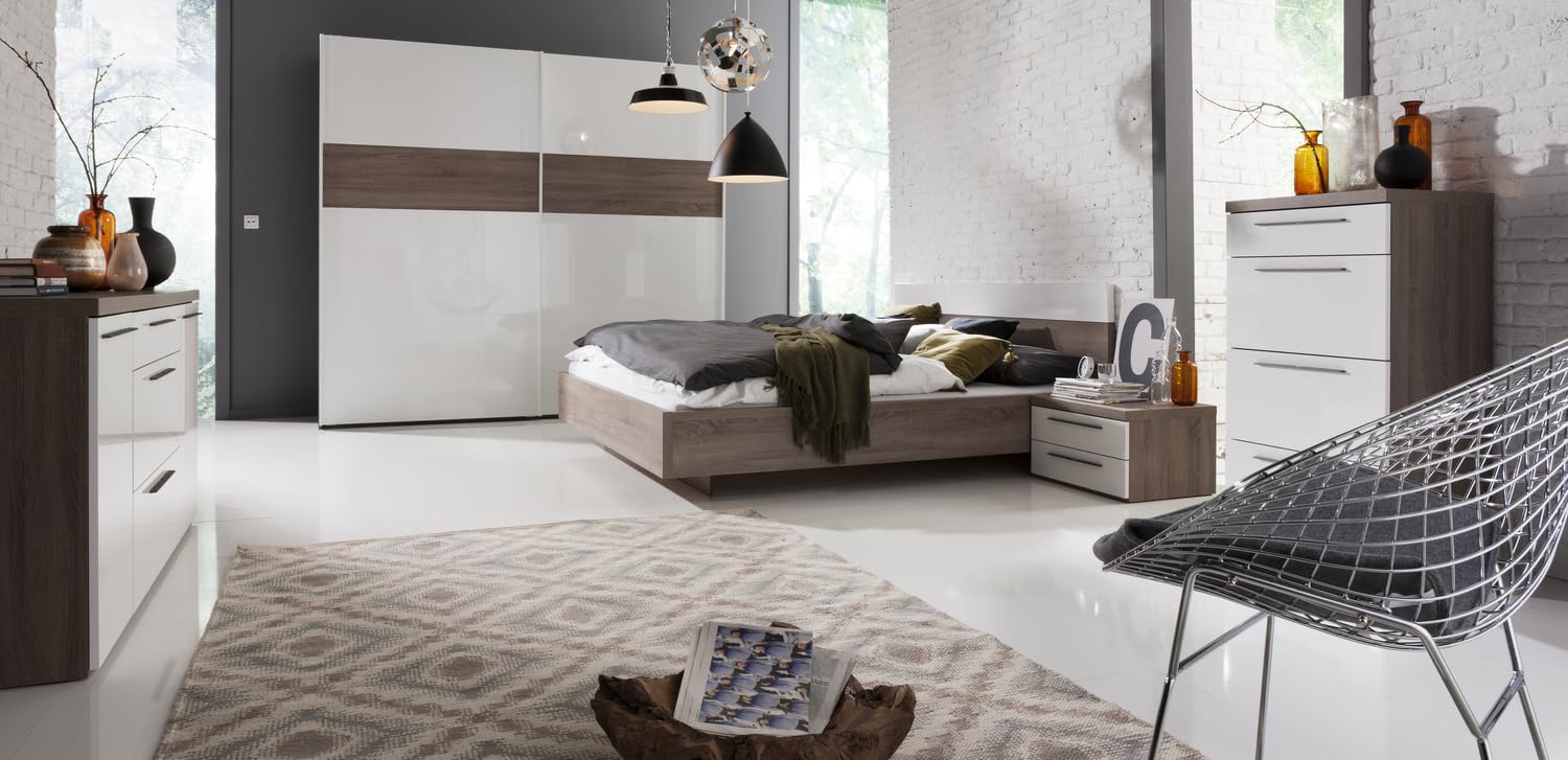 Composad Momenti Letto King Size Rovere Sonoma e Bianco