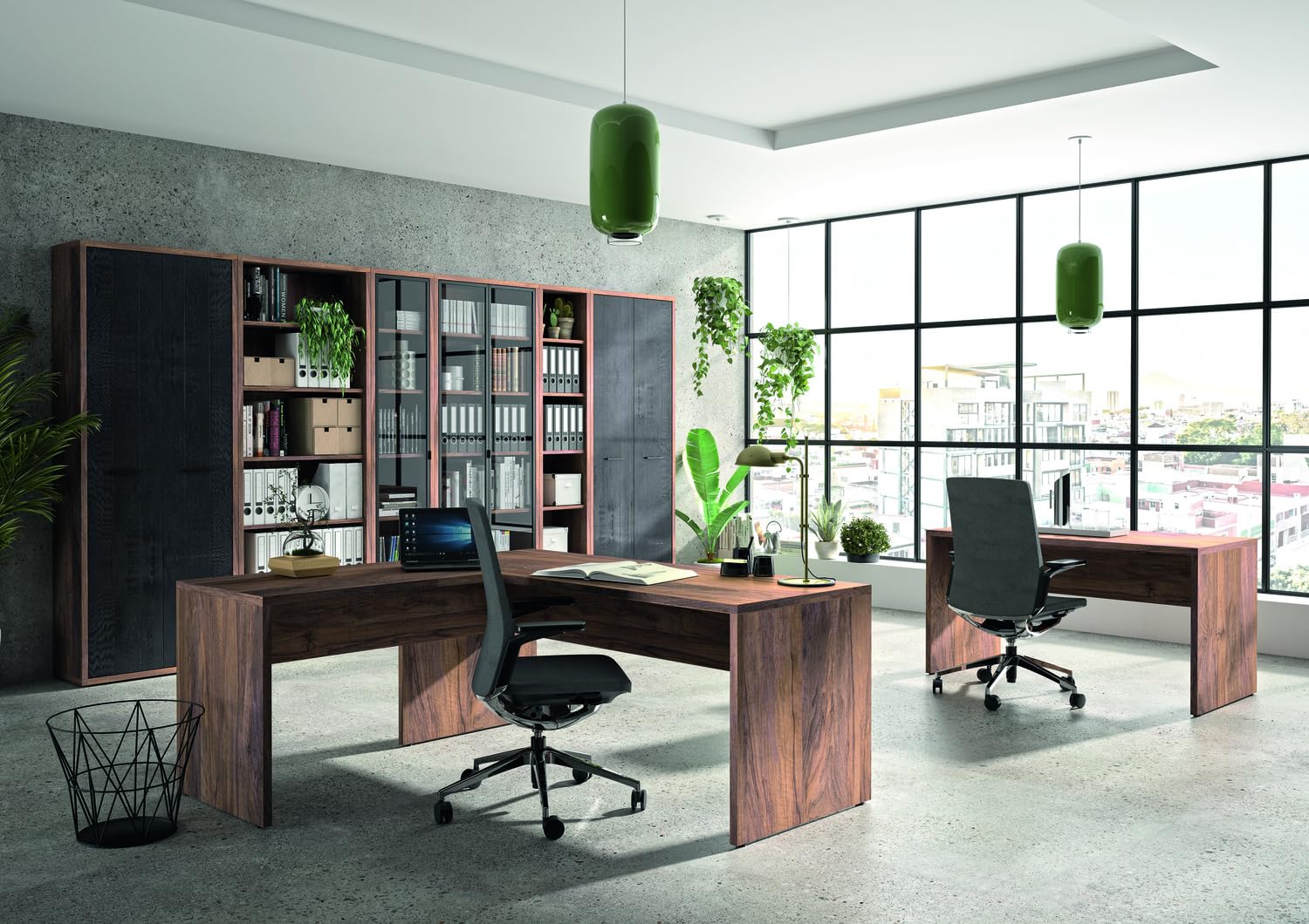 Composad Davinci Brera scrivania pc noce brera 178 cm modesty
