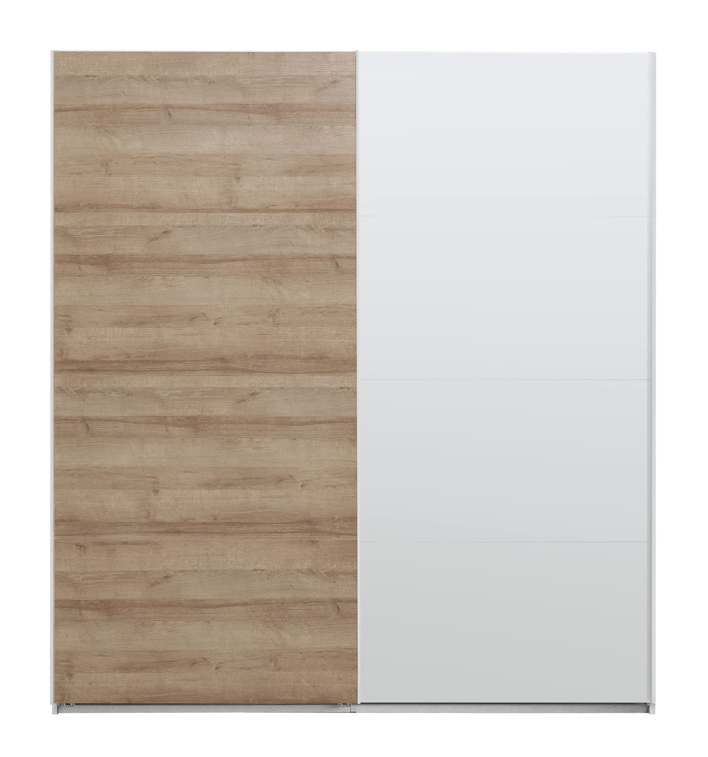 Composad Systema Armadio 2 Ante Scorrevoli Rovere Bianco 200 cm
