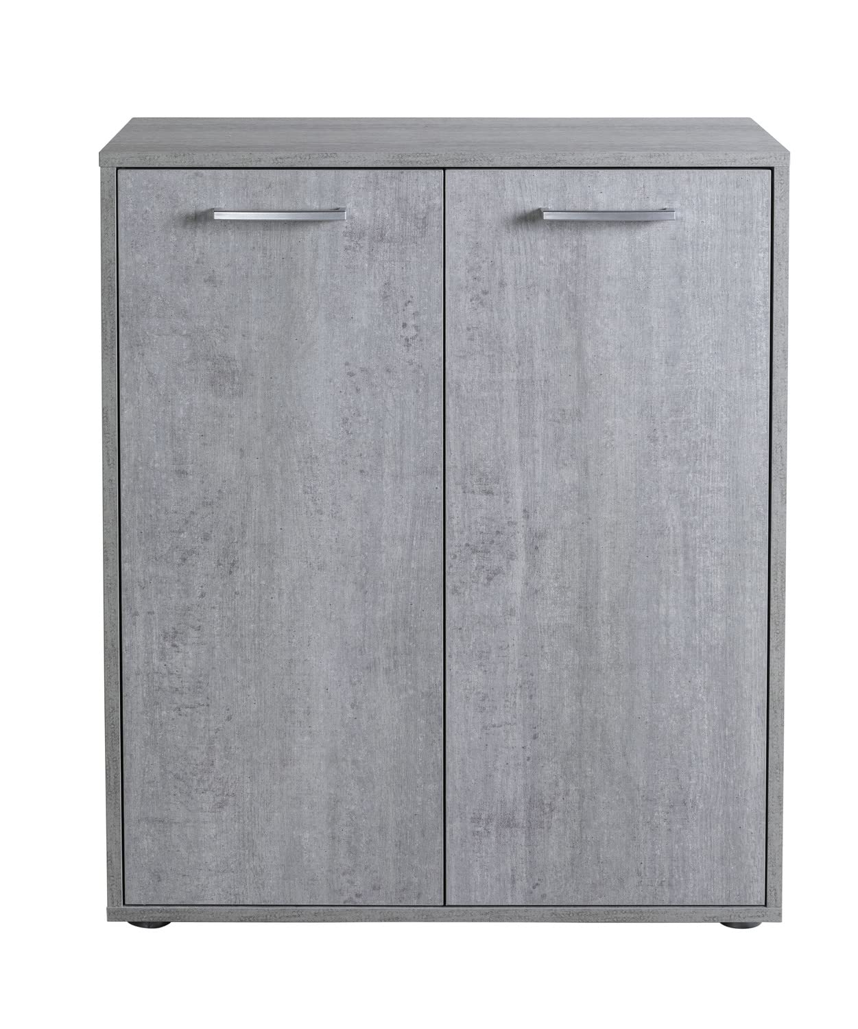 Composad Flow Mobile Contenitore 2 Ante Grigio Cemento 72 cm