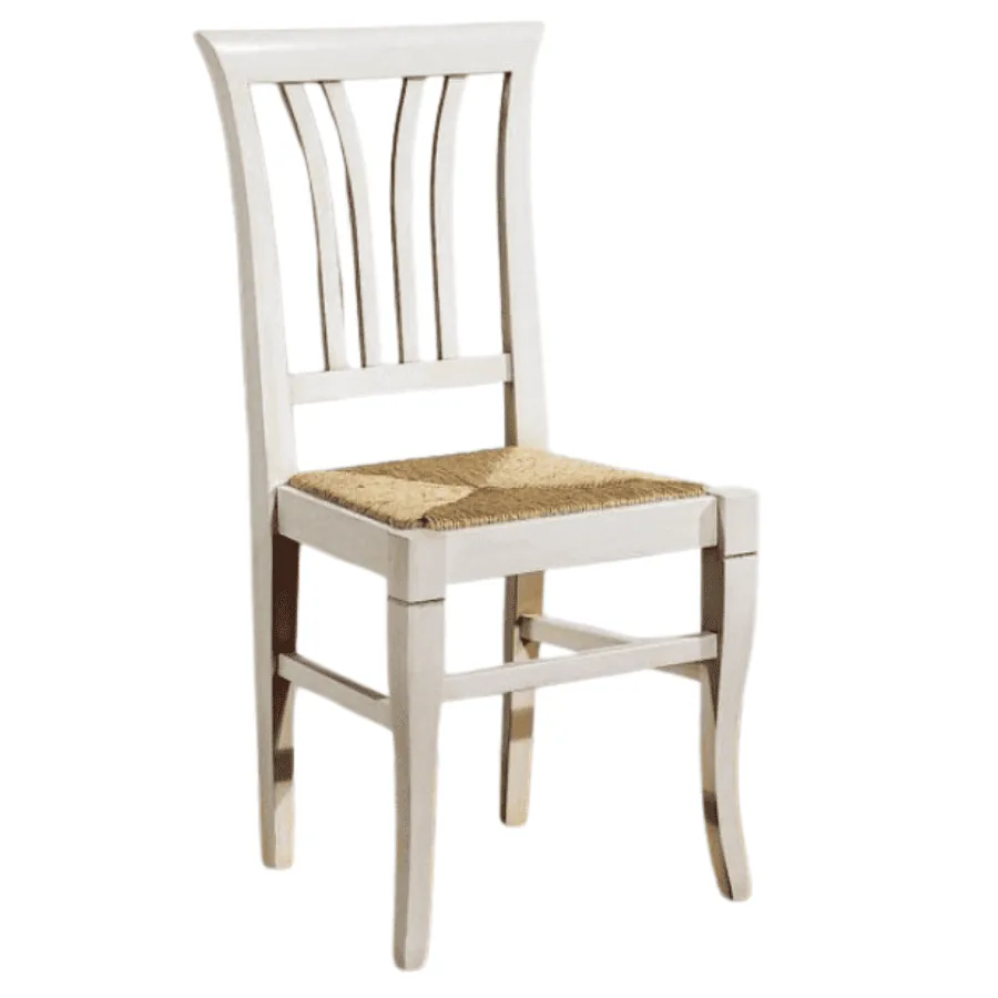 Epocantica Sedia Cleo Seduta Paglia legno massello 96 cm