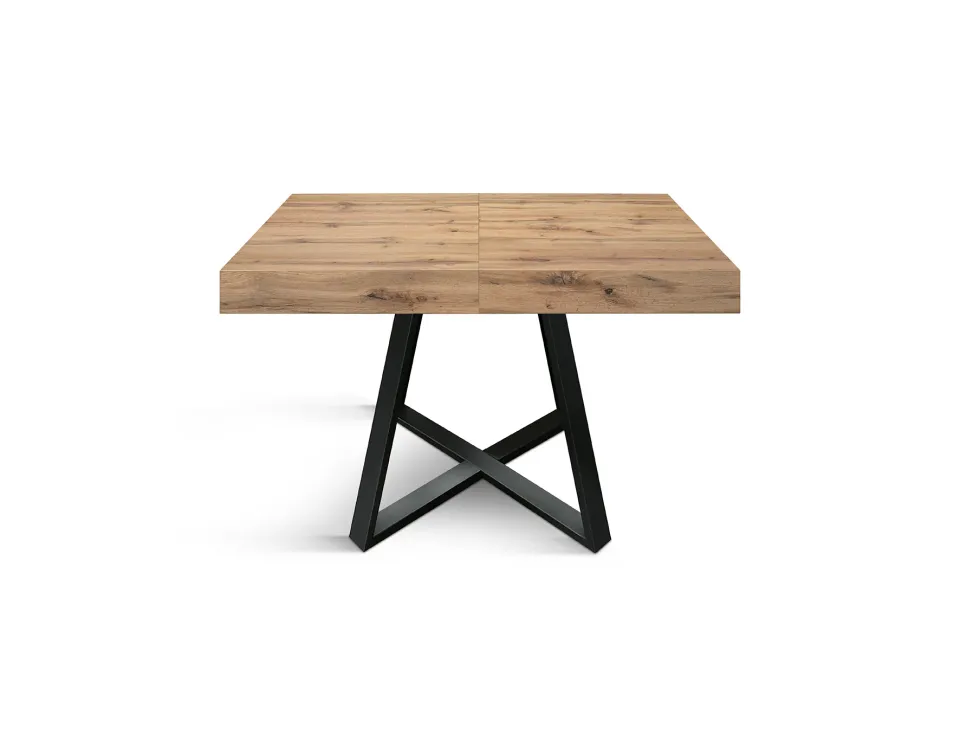Epocantica Bruno tavolo allungabile 95-145 rovere rustico