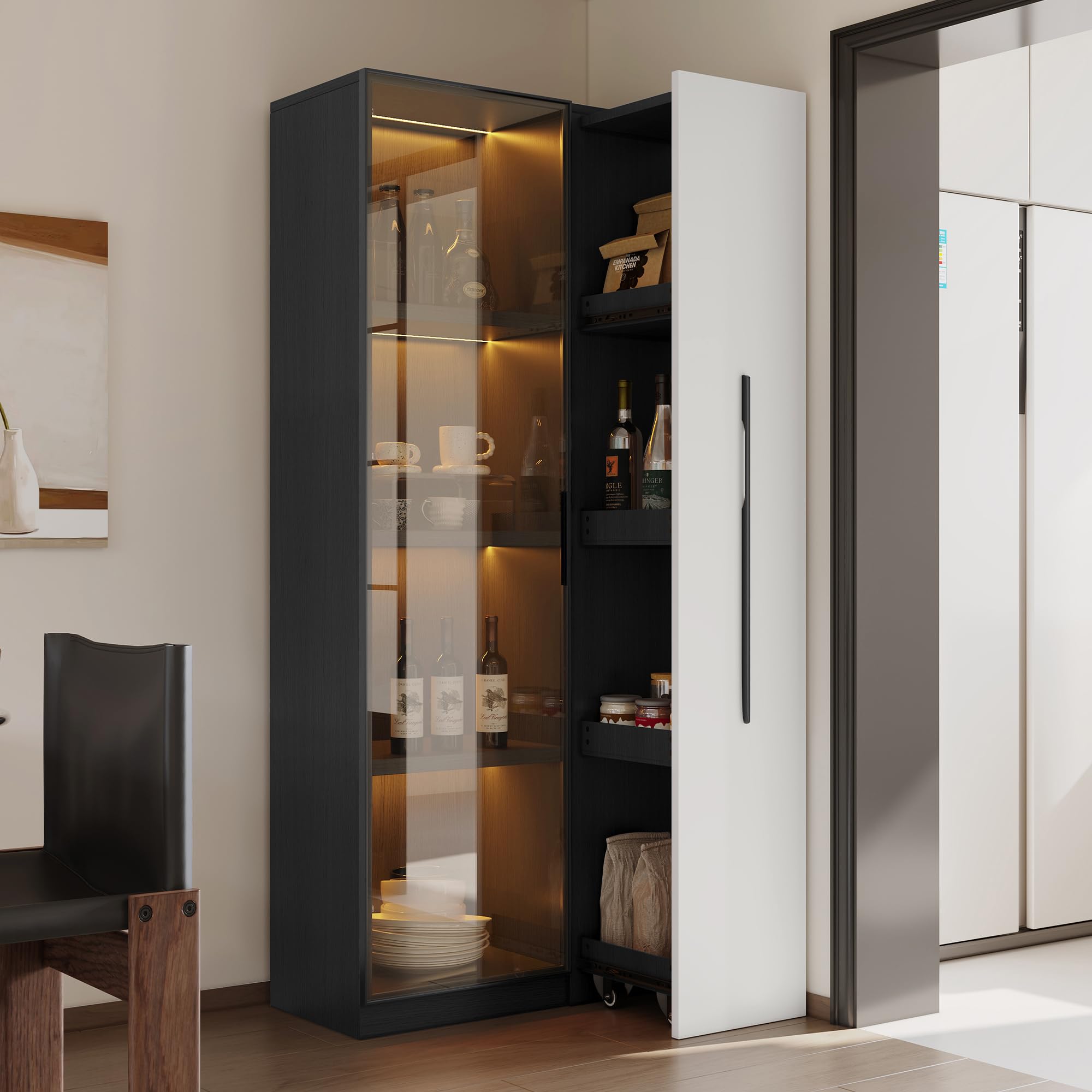 Dolamaní Vetrinetta 70x40x160 cm vetro con LED