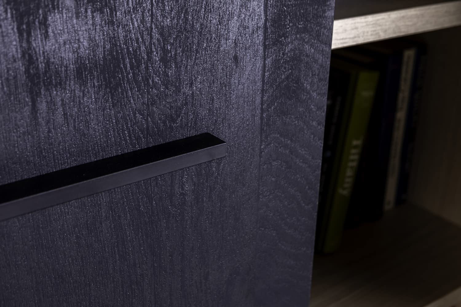 Composad Davinci 4 ante 2 cassetti mobile rovere nero 81,6 cm
