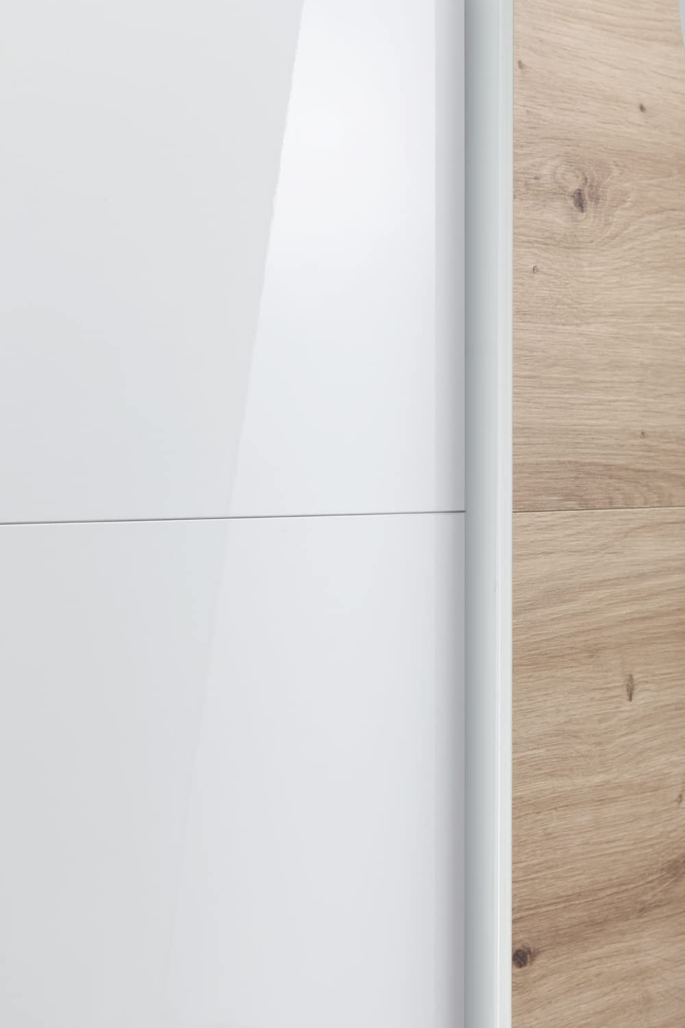 Composad Systema armadio 2 ante scorrevoli 250 cm rovere miele bianco