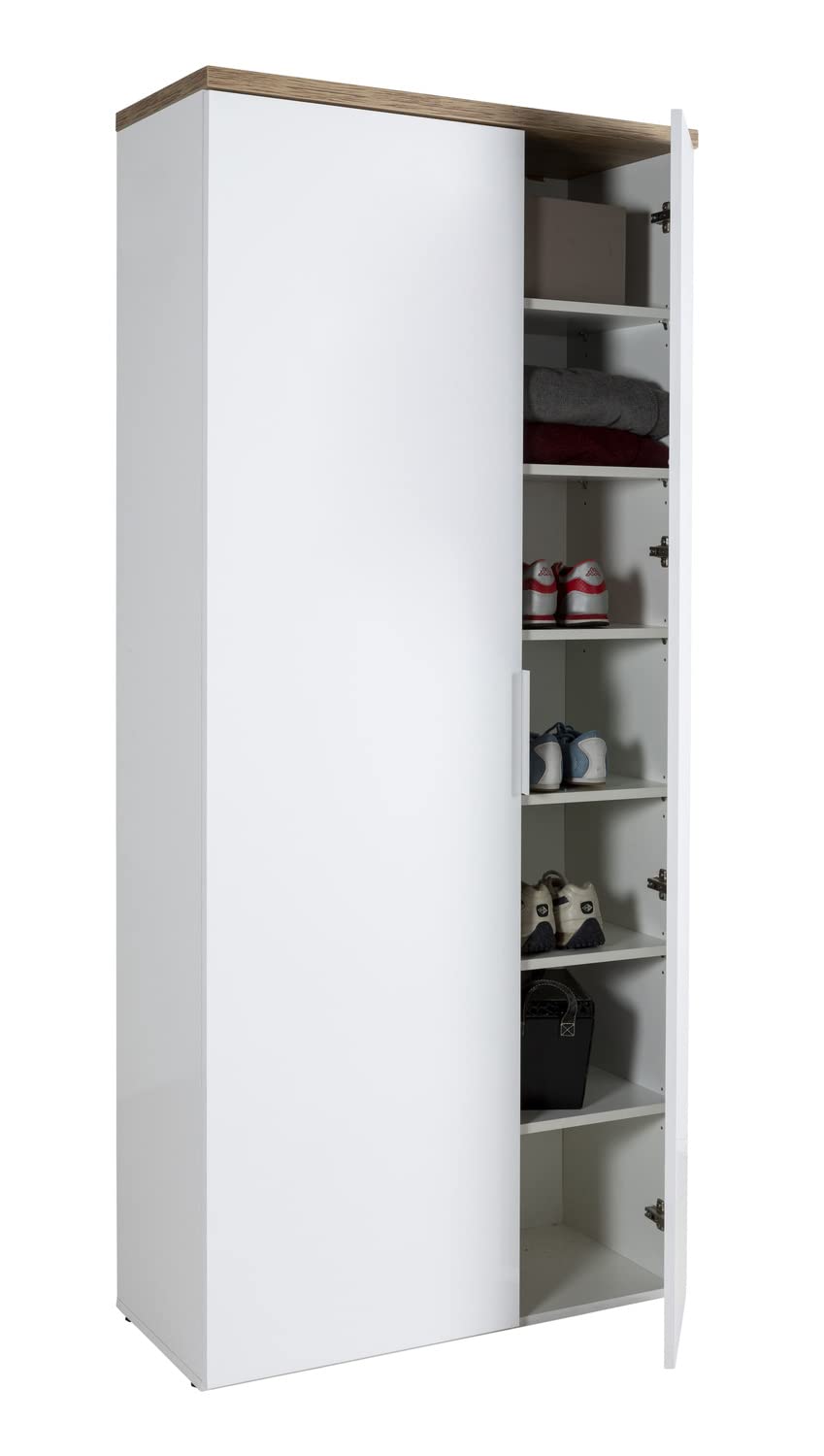 Composad Mundi armadio multiuso 2 ante bianco rovere