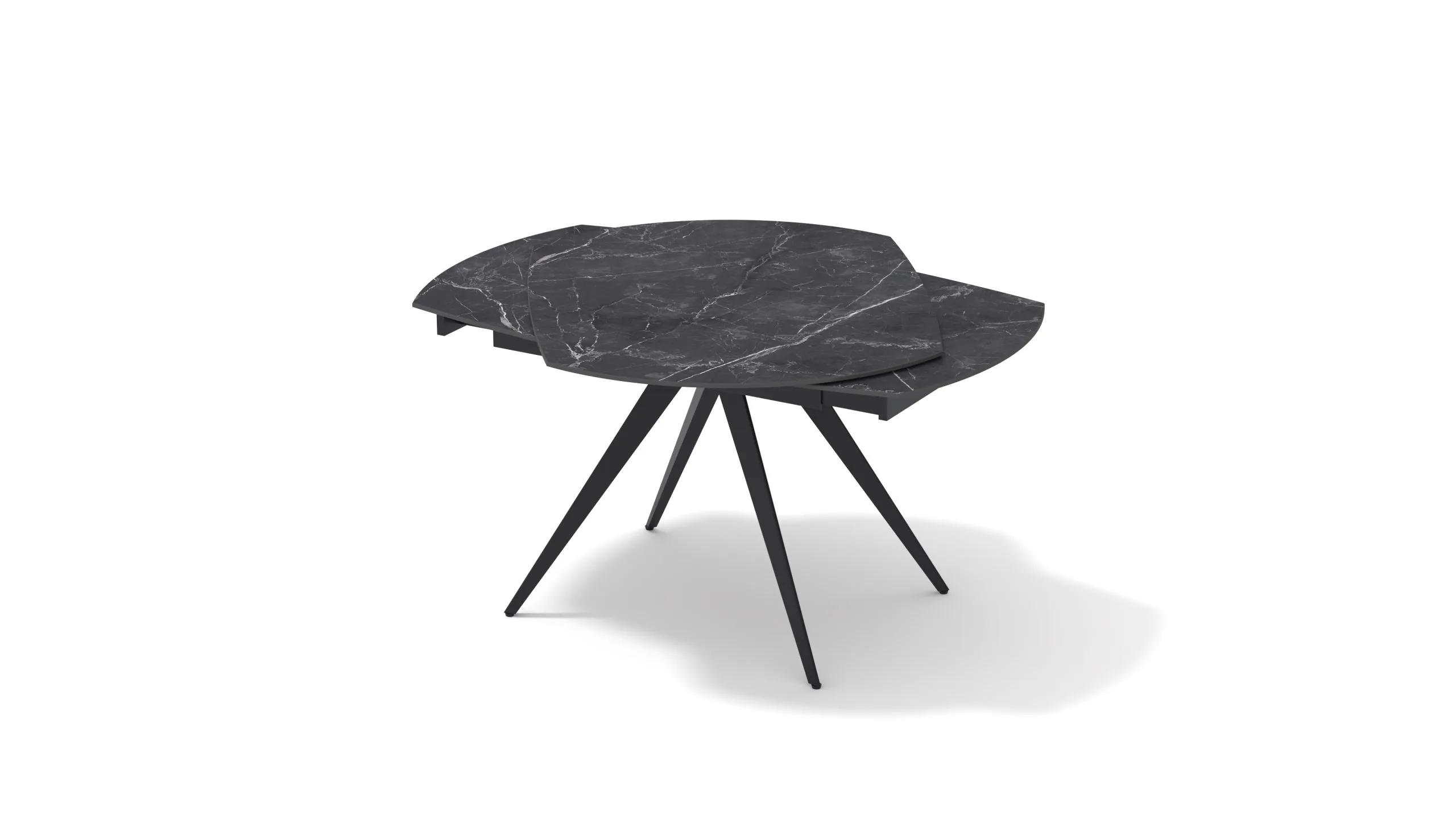 Epocantica Lavinia Nero Tavolo Allungabile 120-180 cm Ceramica