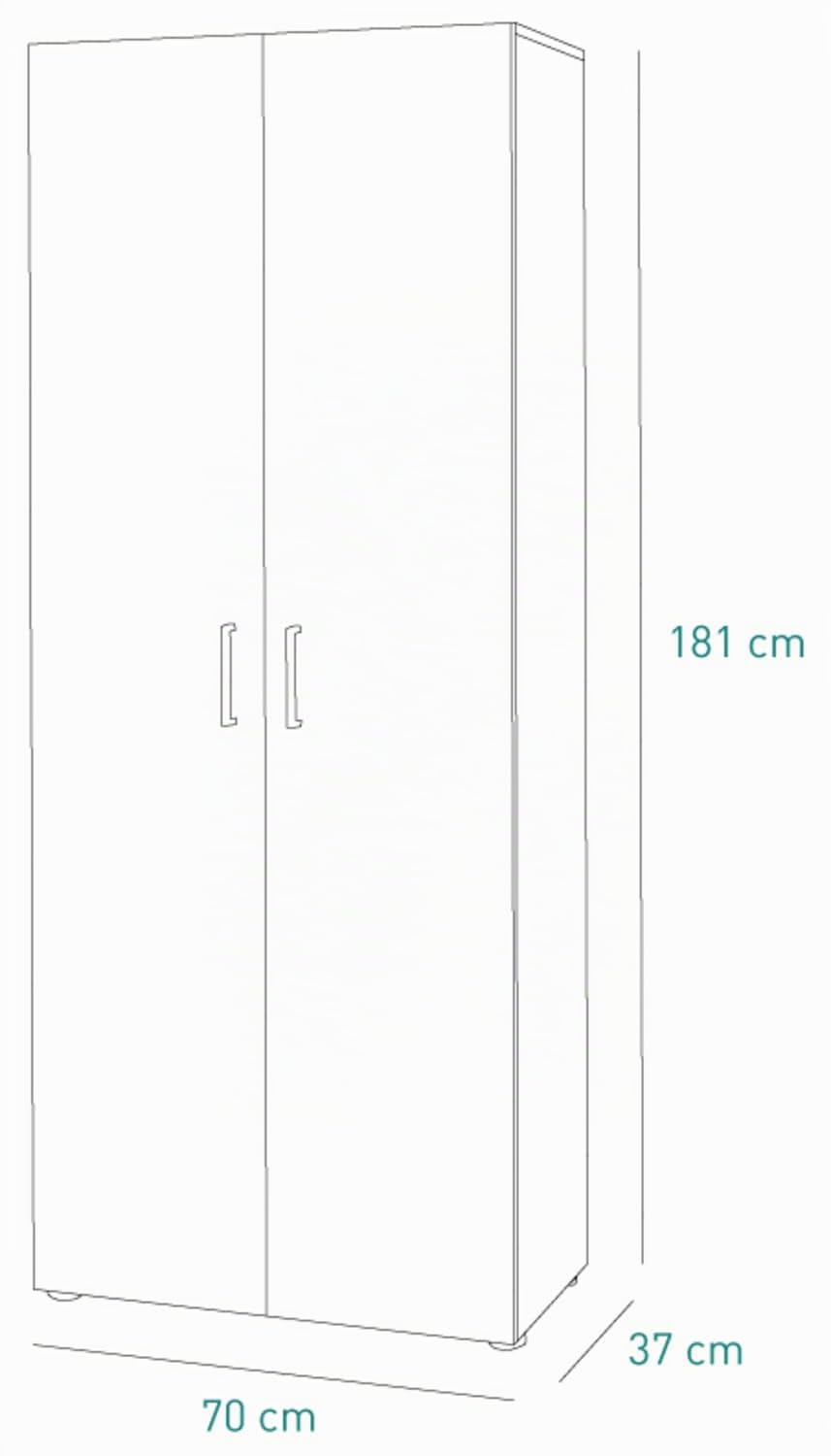Composad Facile Armadio Bianco 2 Ante 69x36cm