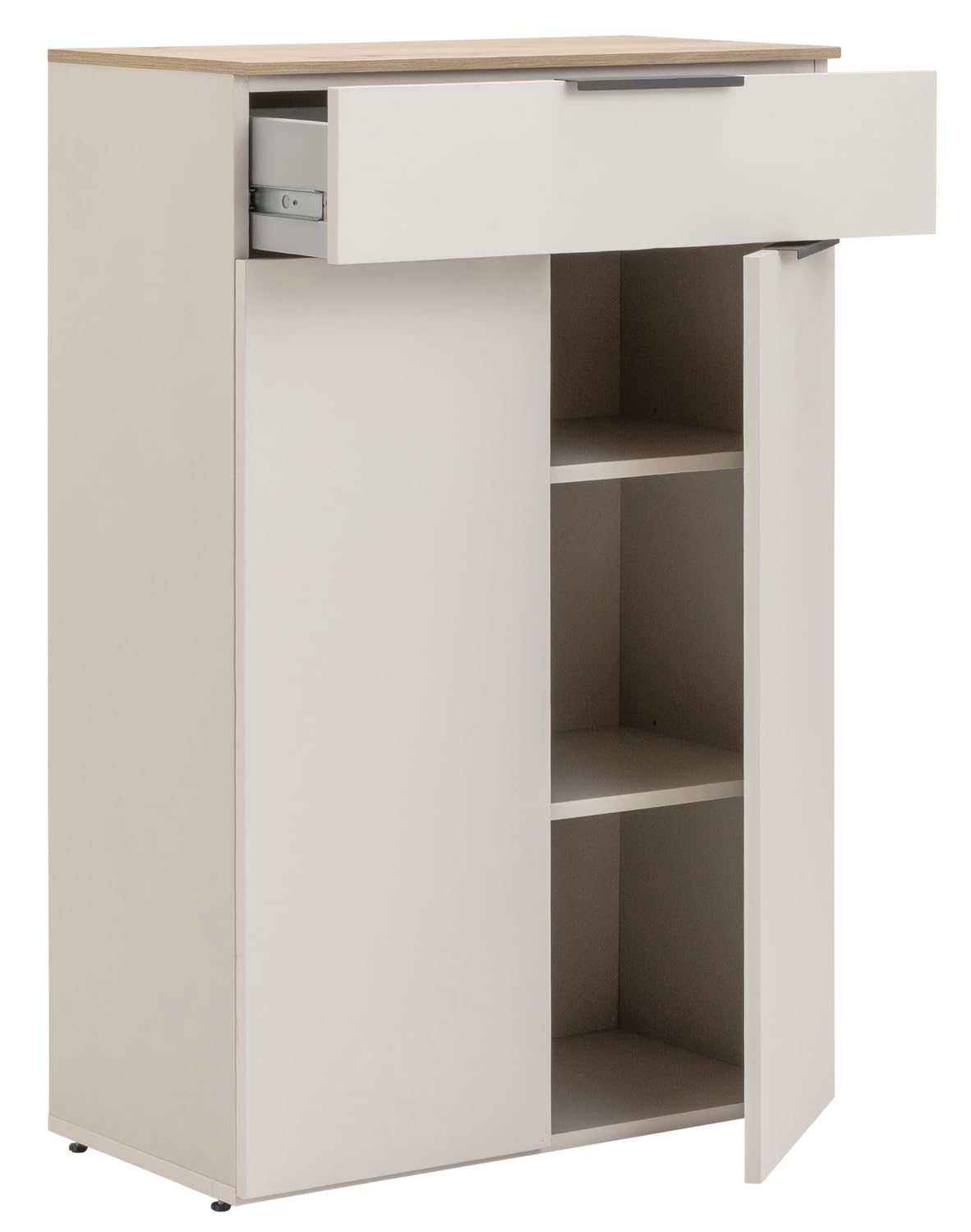 Composad Pronto 1 Cassetto 2 Ante mobile ufficio rovere mielato