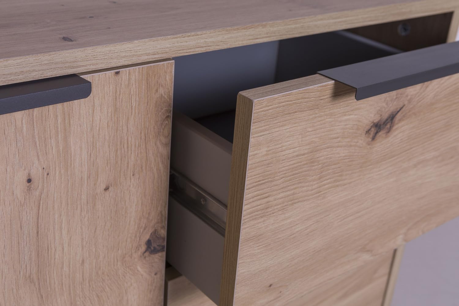 Composad Espresso mobile 2 ante 2 cassetti 72x88x35 cm rovere miele