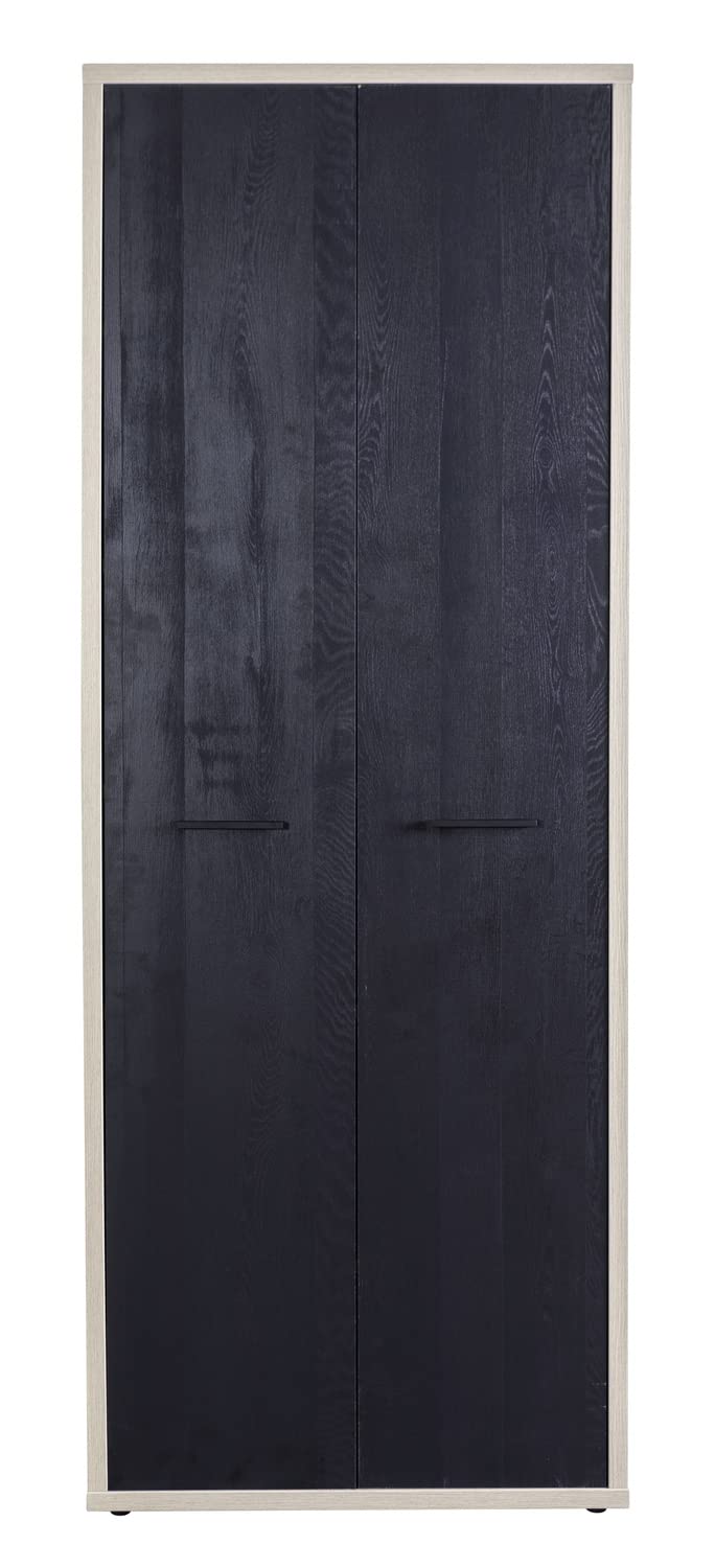 Composad Davinci 2 ante armadio alto rovere nero 81,6 cm