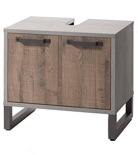 Composad LaFabrica Mobile Sottolavabo 2 Ante Rovere Cemento