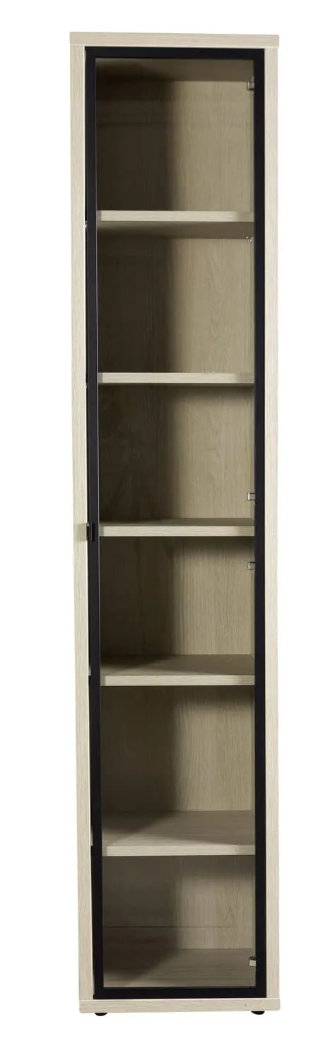 Composad DaVinci libreria alta 1 anta vetro rovere 44 cm