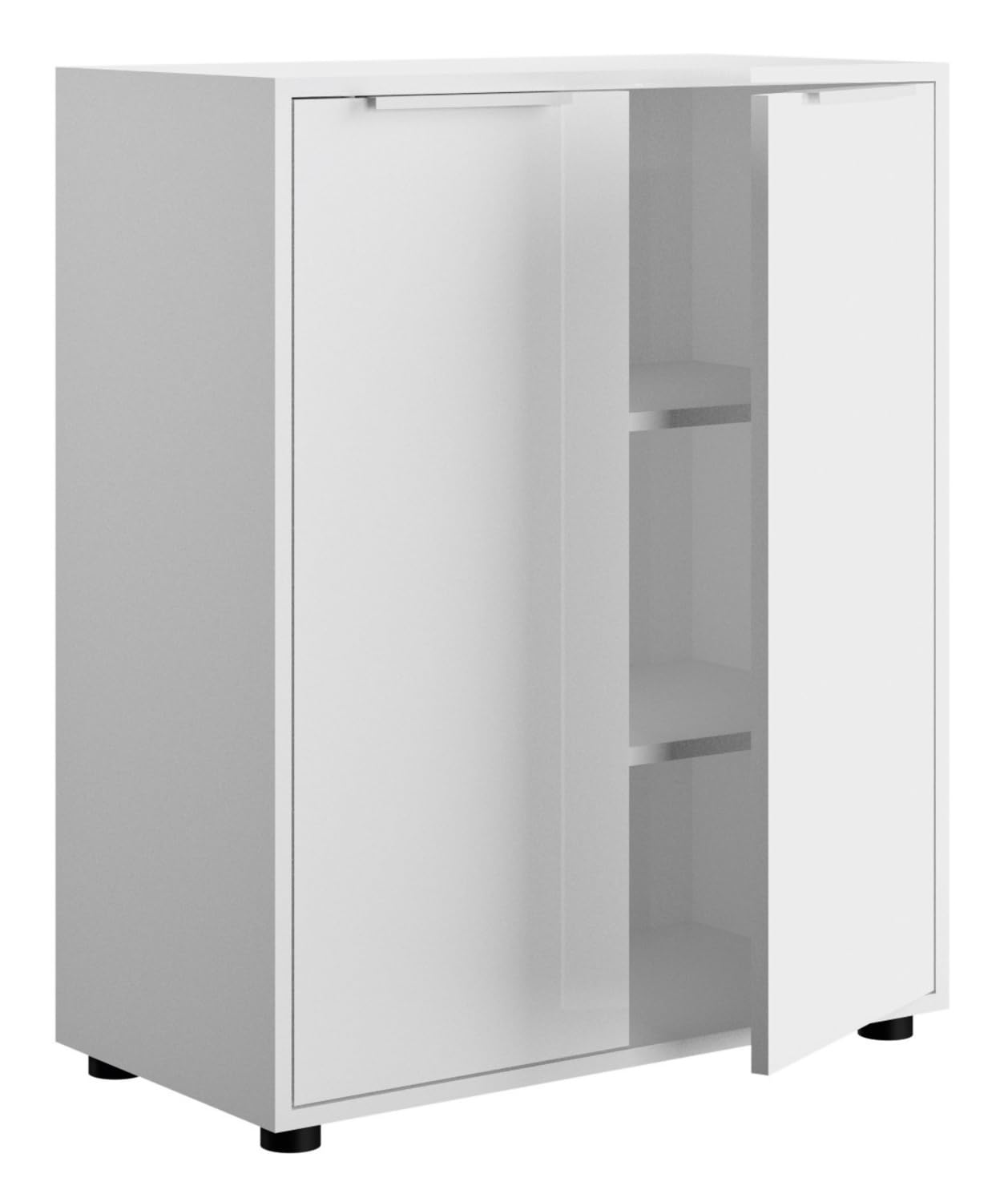Composad Espresso armadio basso 2 ante bianco laccato