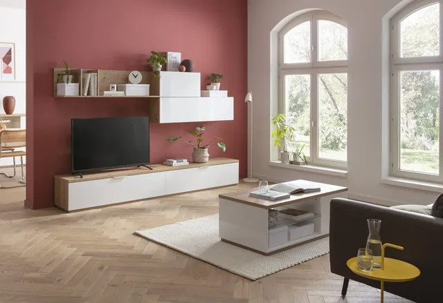 Composad Mundi soggiorno completo base 270 rovere miele