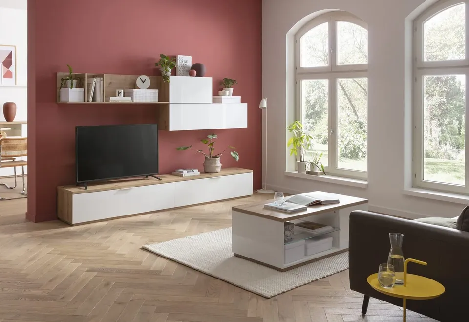 Composad Mundi soggiorno completo base 270 rovere miele