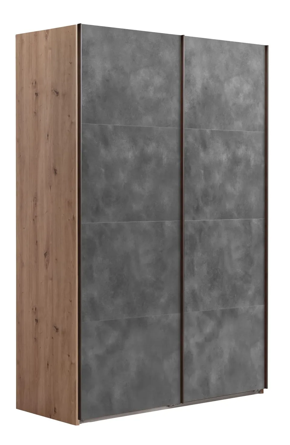 Composad Systema 150x223x67 armadio 2 ante scorrevoli rovere grigio