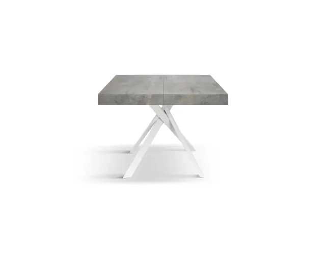 Epocantica Fulvio Tavolo Allungabile Grigio Cemento 95-145 cm