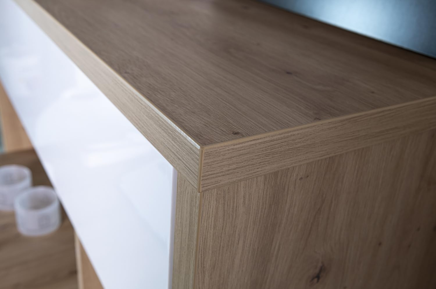 Composad Collegio scrivania con libreria rovere miele-bianco 132,5 cm