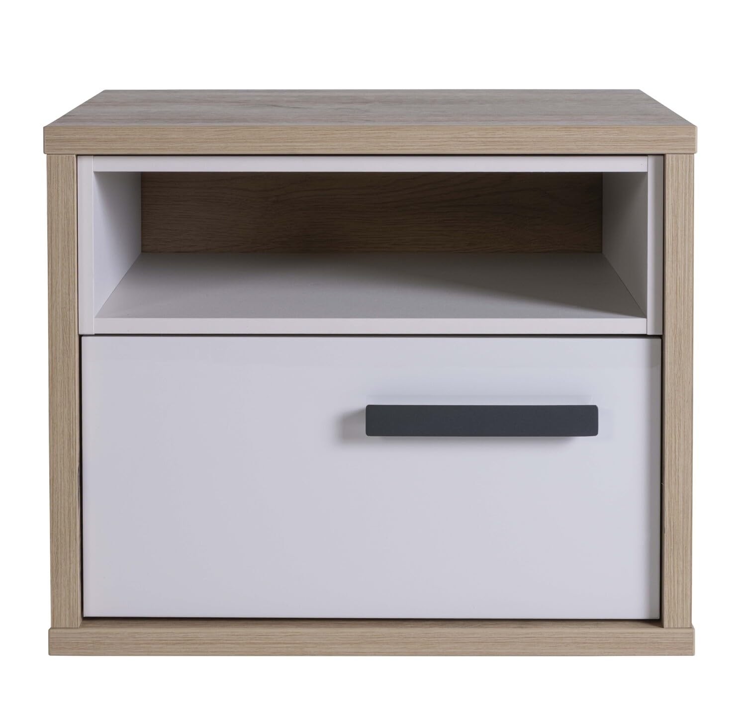 Composad MiPiace Comodino 1 Cassetto Rovere Mielato Grigio