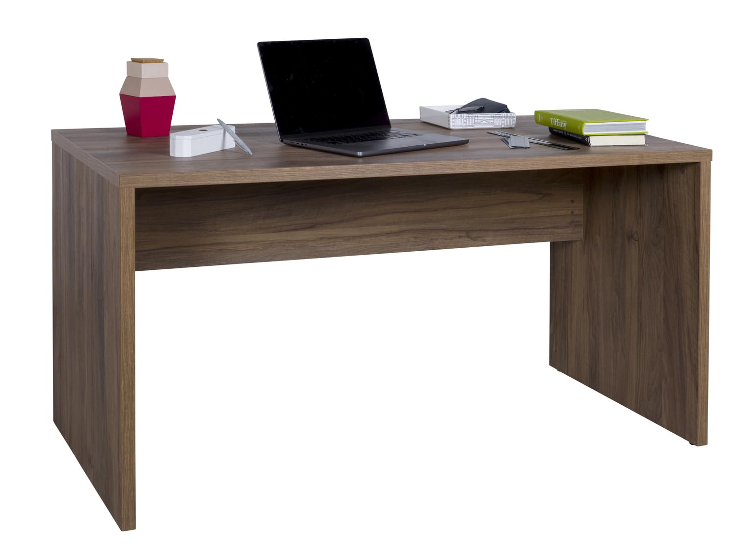 Composad Davinci Brera Scrivania PC 138 cm Noce Brera Privacy