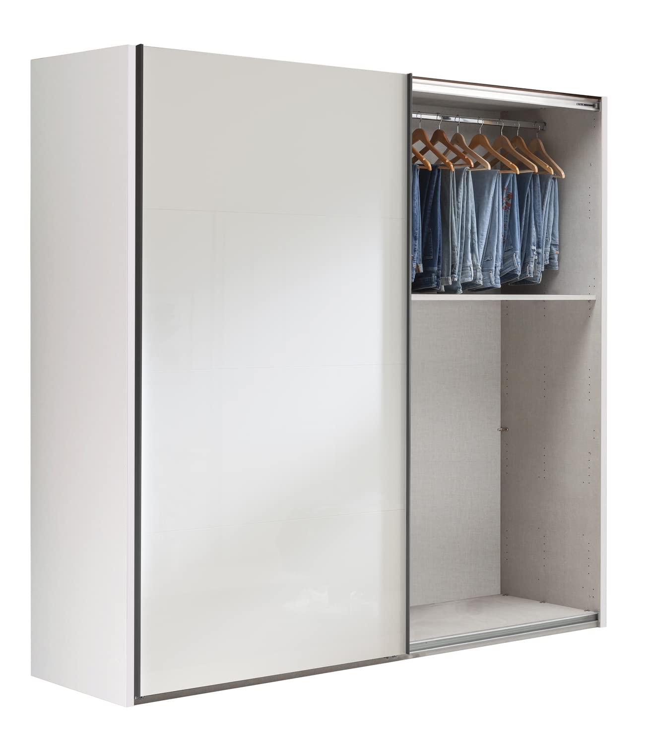 Composad Systema armadio 2 ante scorrevoli 250 cm bianco grigio