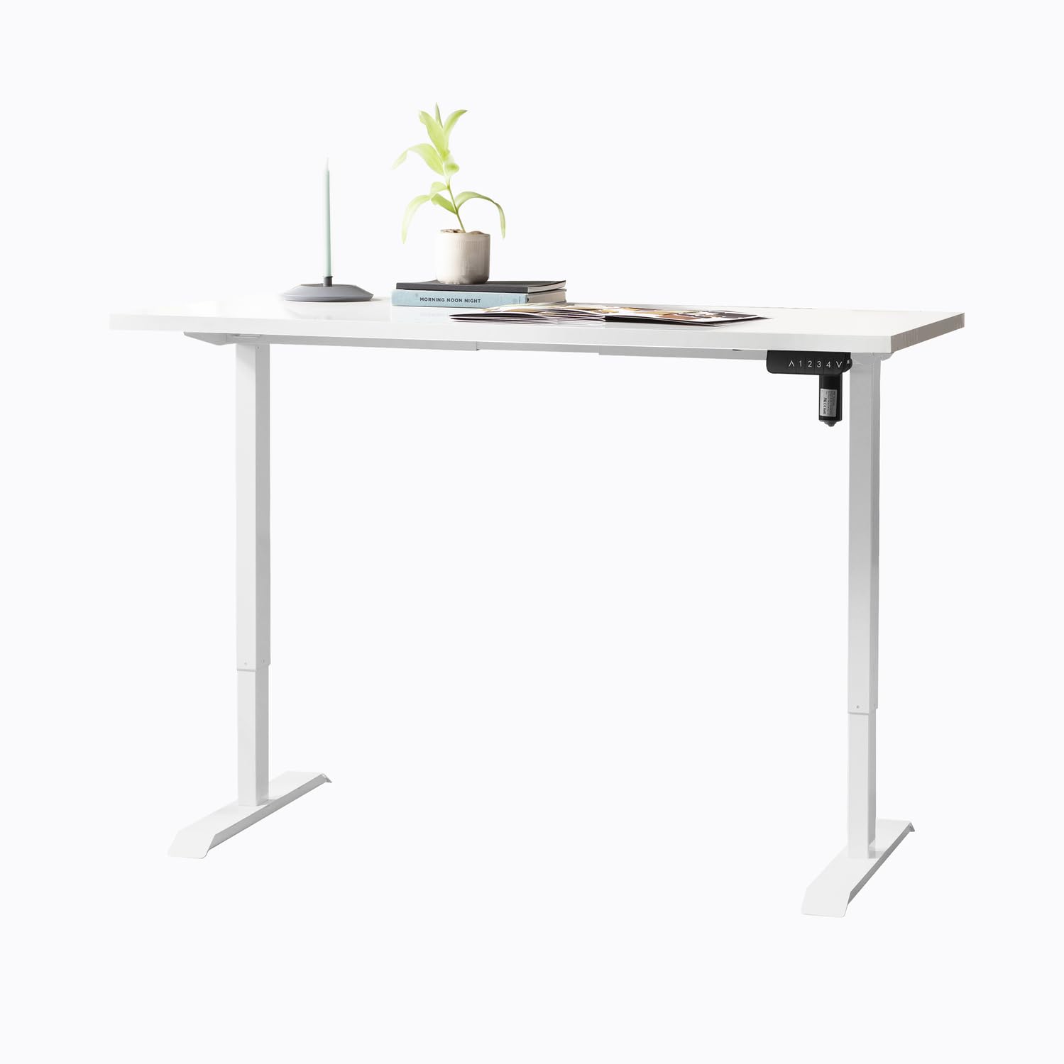 Composad Energia scrivania regolabile 150x69 bianco laccato elettrica