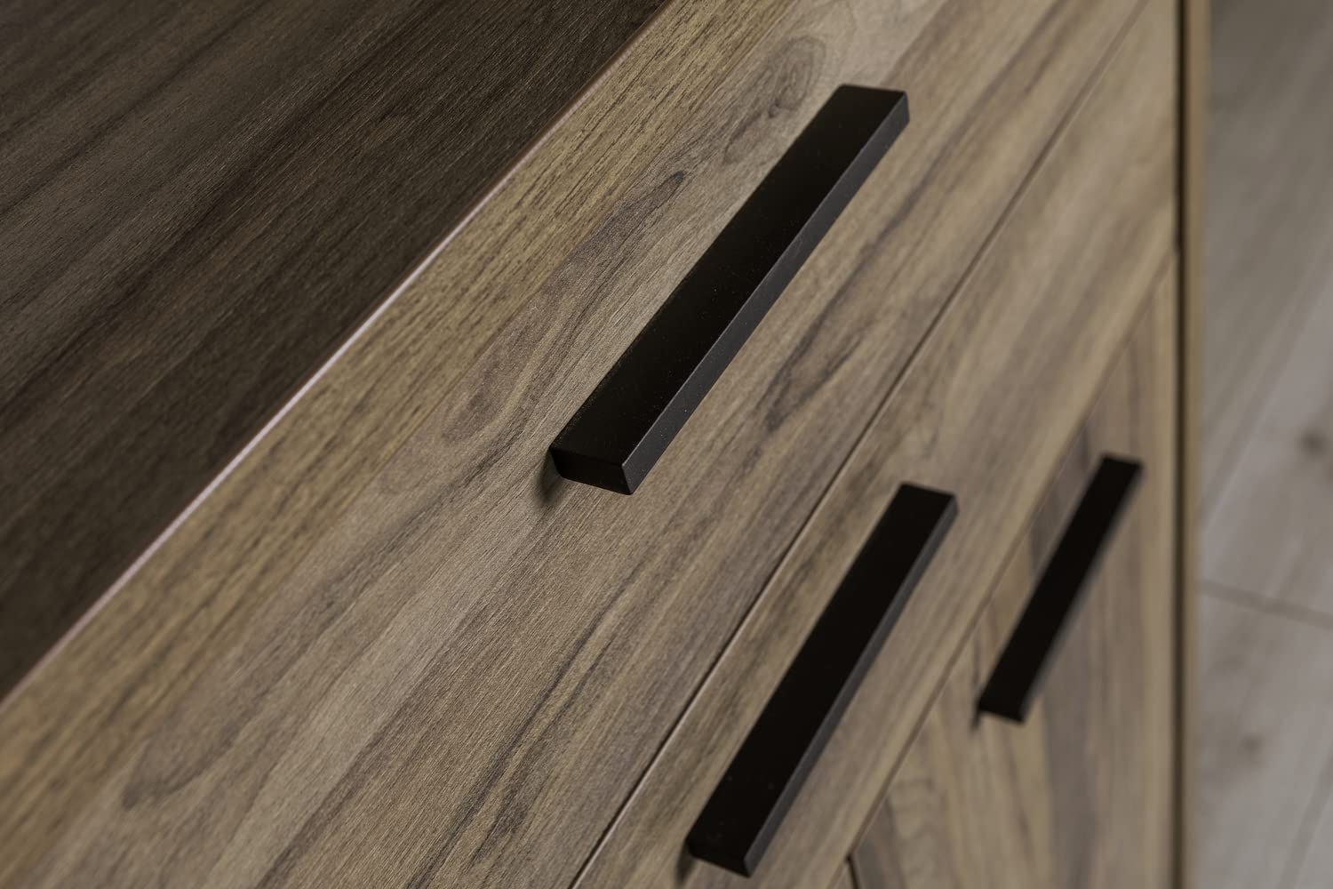 Composad Davinci Brera libreria alta 2 ante 2 cassetti noce