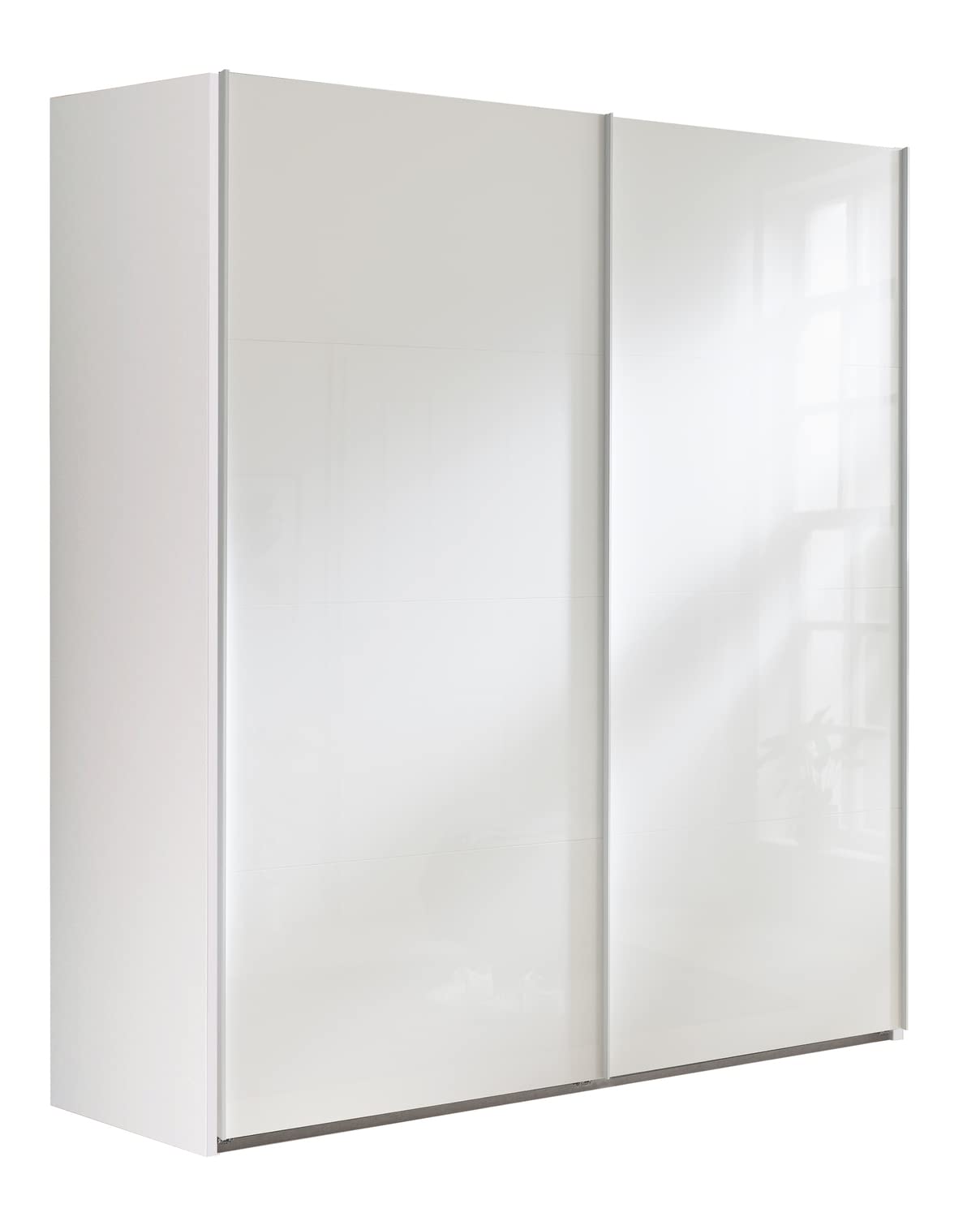 Composad Systema armadio 2 ante scorrevoli 200 cm bianco laccato