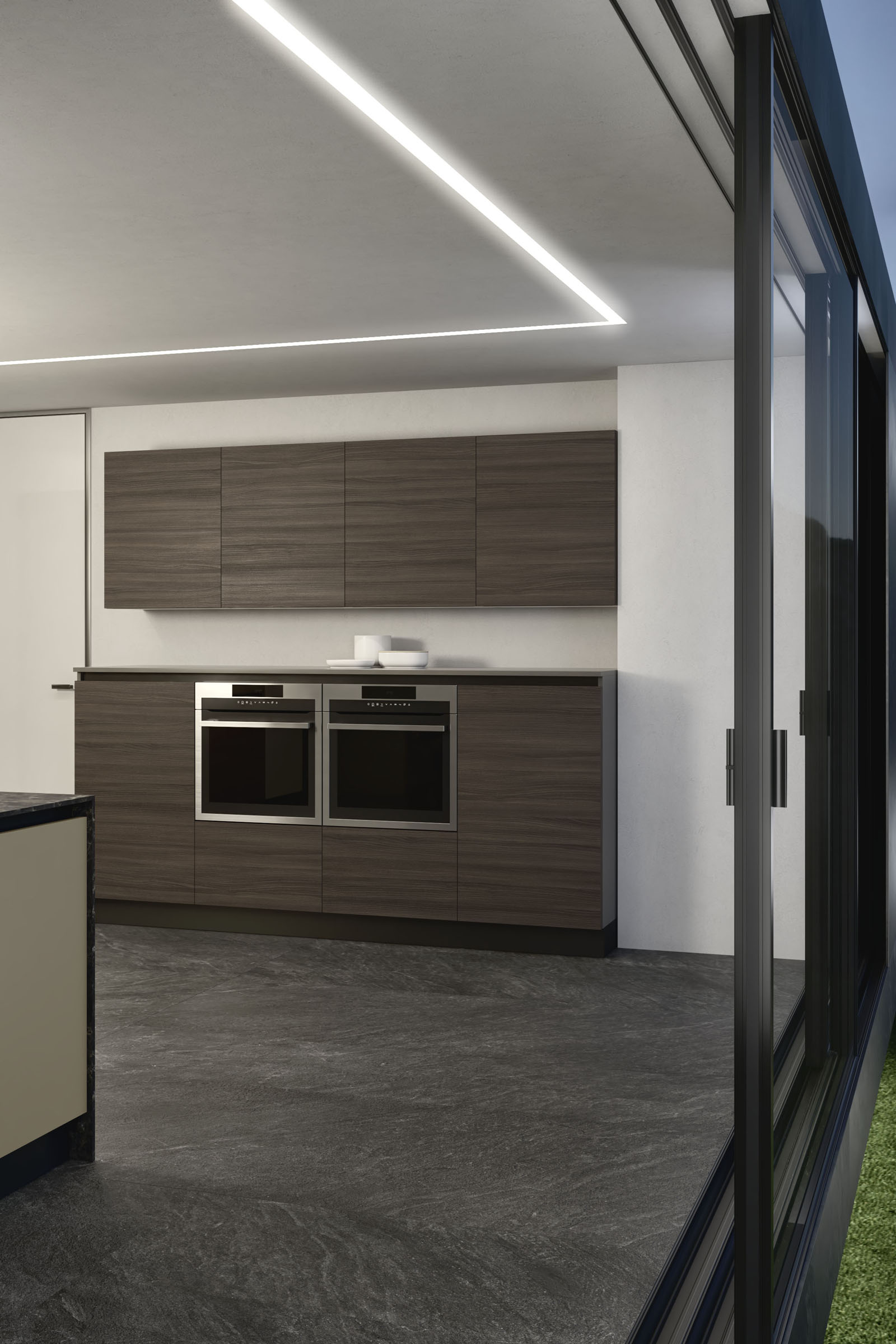 S75 Supreme Ingrid cucina Olmo Dark Creta