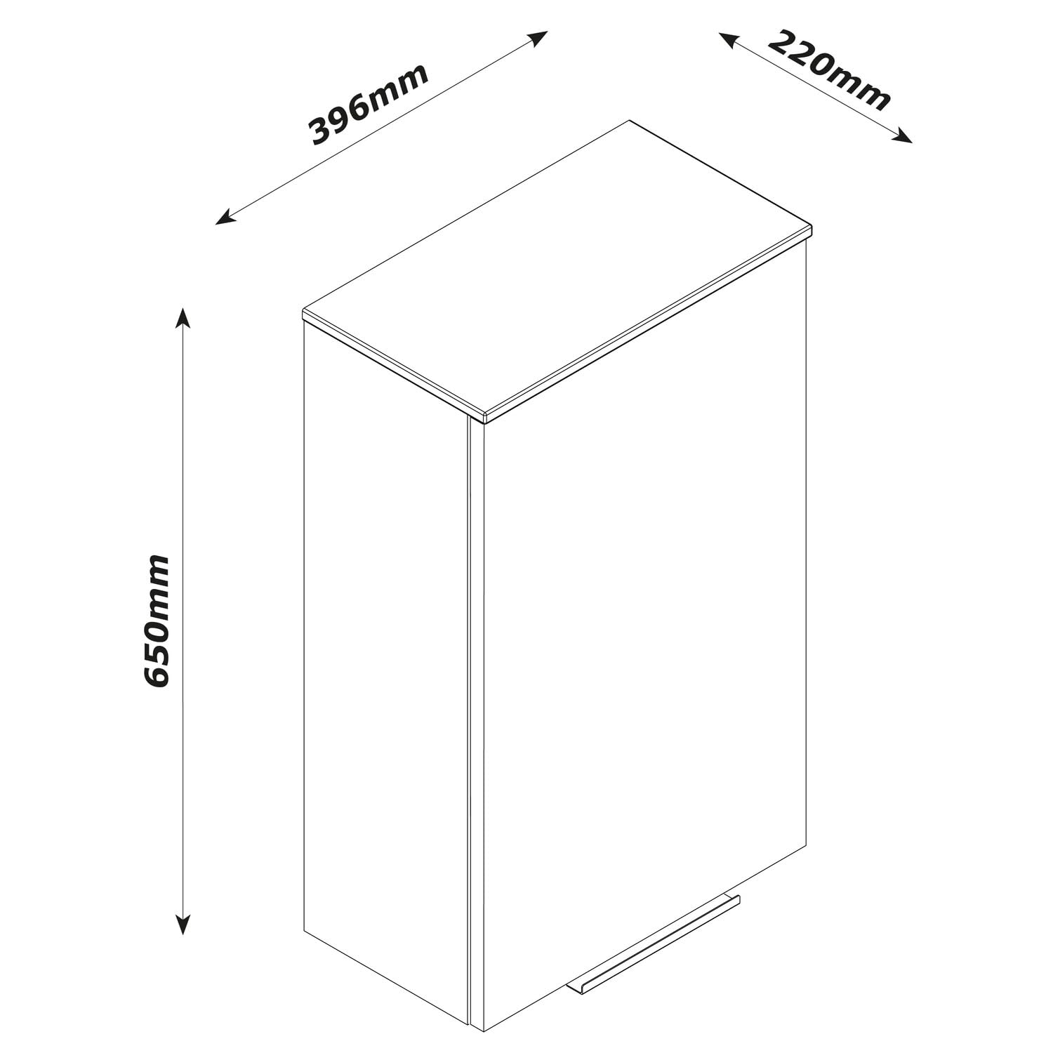 Composad Promessa Pensile Bagno 1 Anta Grigio Cashmere