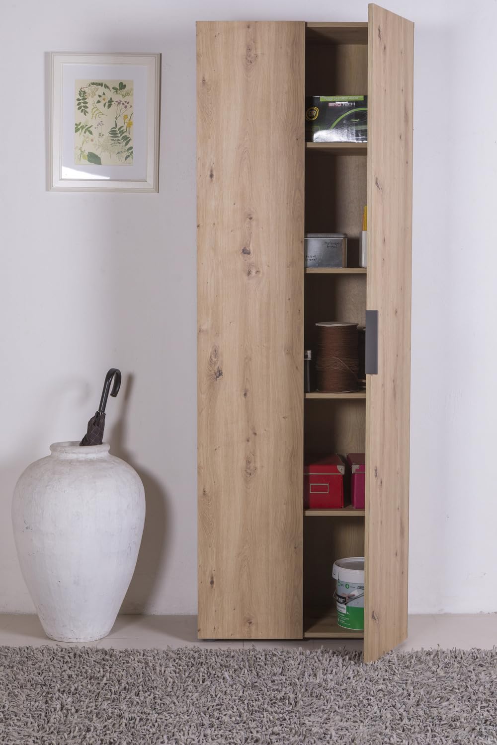 Composad Espresso armadio 2 ante 69x200x35 cm rovere miele salvaspazio