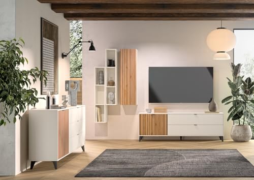 Composad Ilago Soggiorno Completo 4 Pezzi Strippedwood