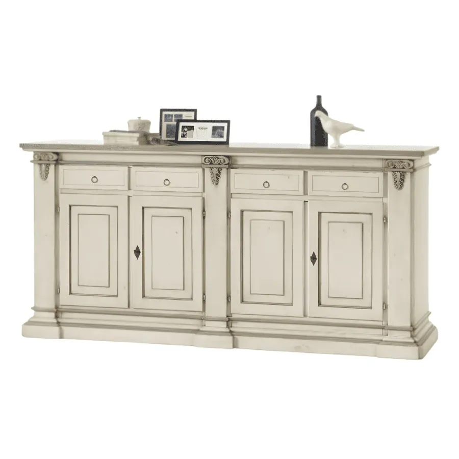 Epocantica Credenza 4 Porte Incisa 240 cm