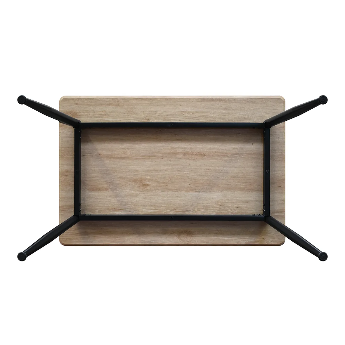 Epocantica Tavolo Fisso 120x80 Rovere Rustico Nero