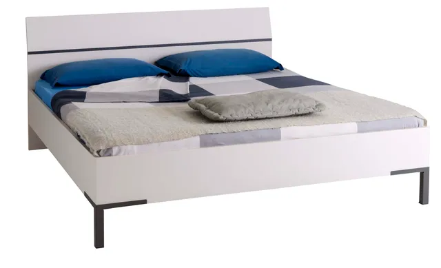 Composad Favorita Letto Matrimoniale 160x200 Grigio Cashmere