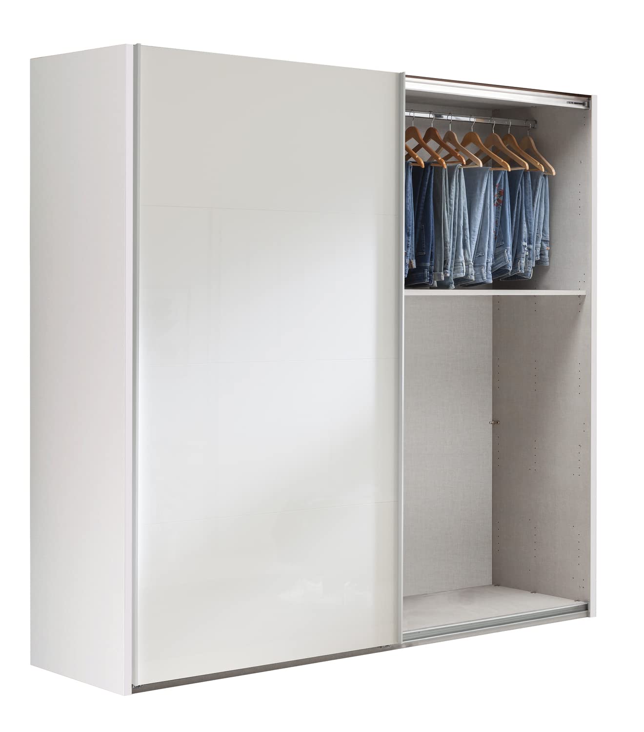 Composad Systema armadio 2 ante scorrevoli 250 cm rovere miele bianco