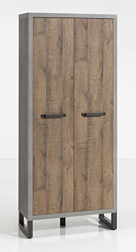 Composad LaFabrica armadio 80x190 rovere cemento 2 ante