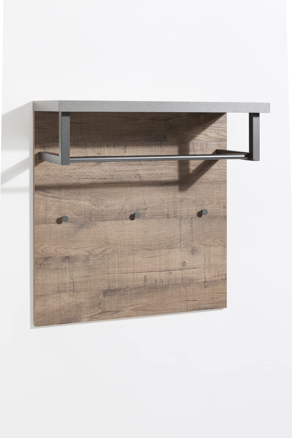 Composad LaFabrica Pensile Appendiabiti Rovere Cemento 90x84 cm