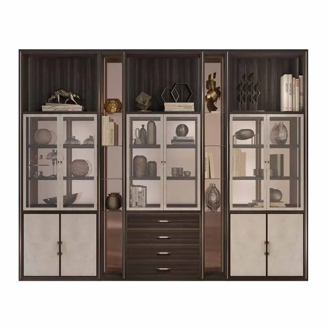 Minotti Collezioni Daisy libreria soggiorno