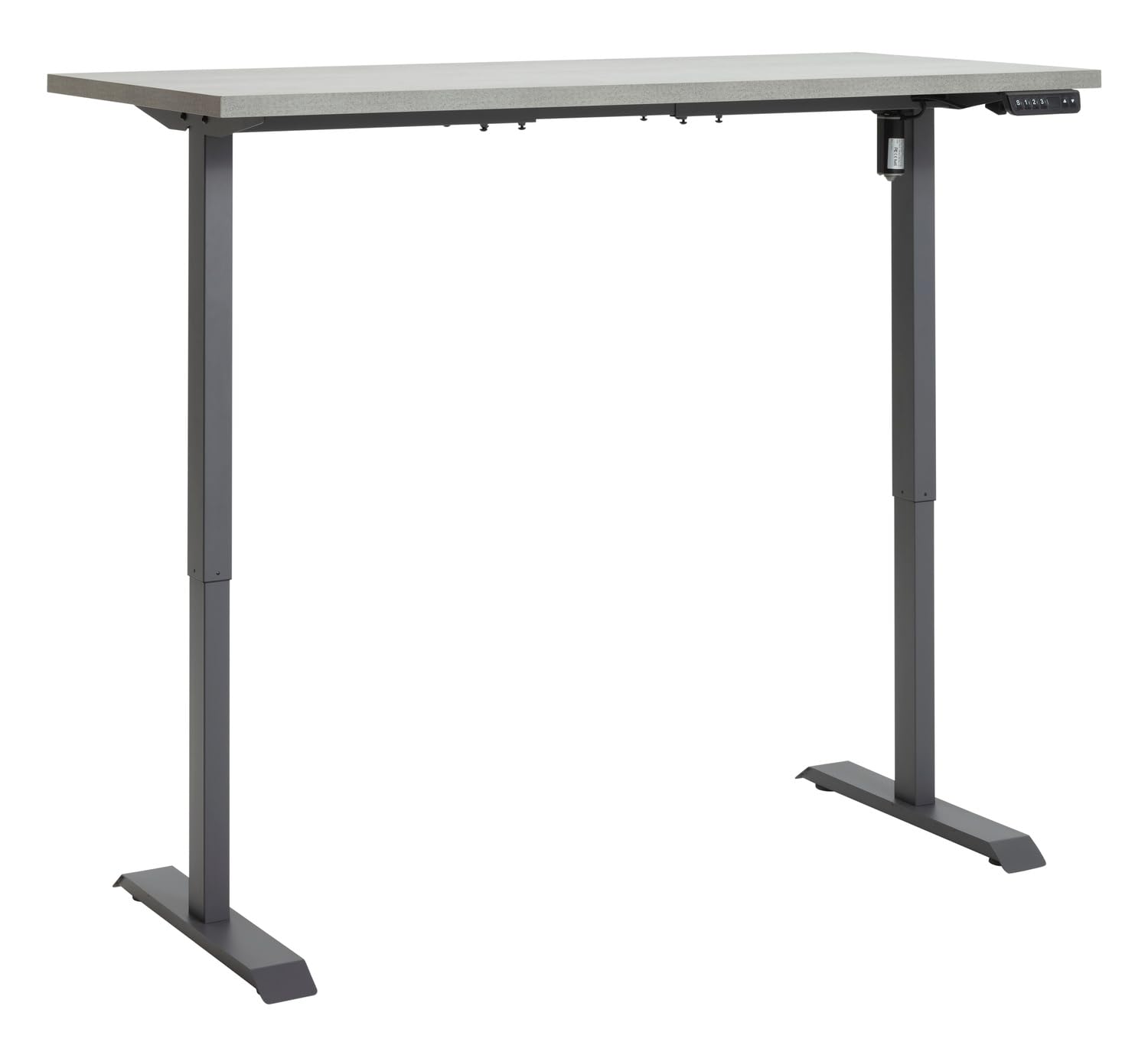 Composad Energia scrivania 150x69 cemento nero elettrica