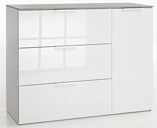 Composad Galaverna K04 madia 120 cm cemento bianco