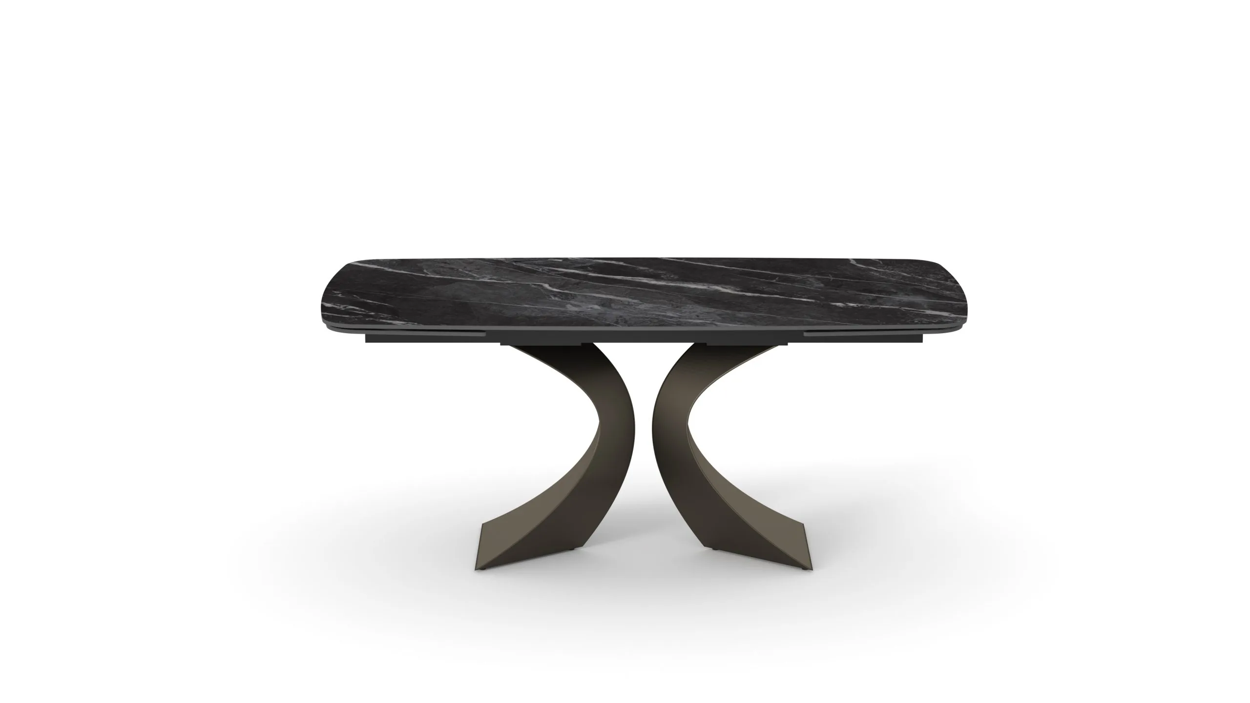 Epocantica Donatello Tavolo Allungabile Ceramica Nero 180-260