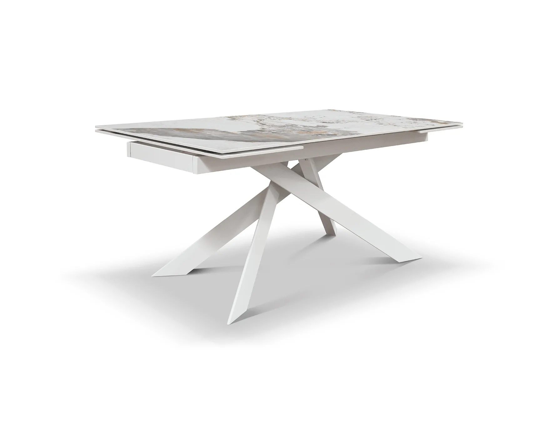 Epocantica tavolo allungabile ceramica effetto marmo