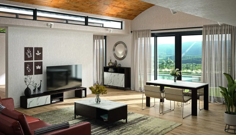Composad Seicento soggiorno completo moderno made in Italy