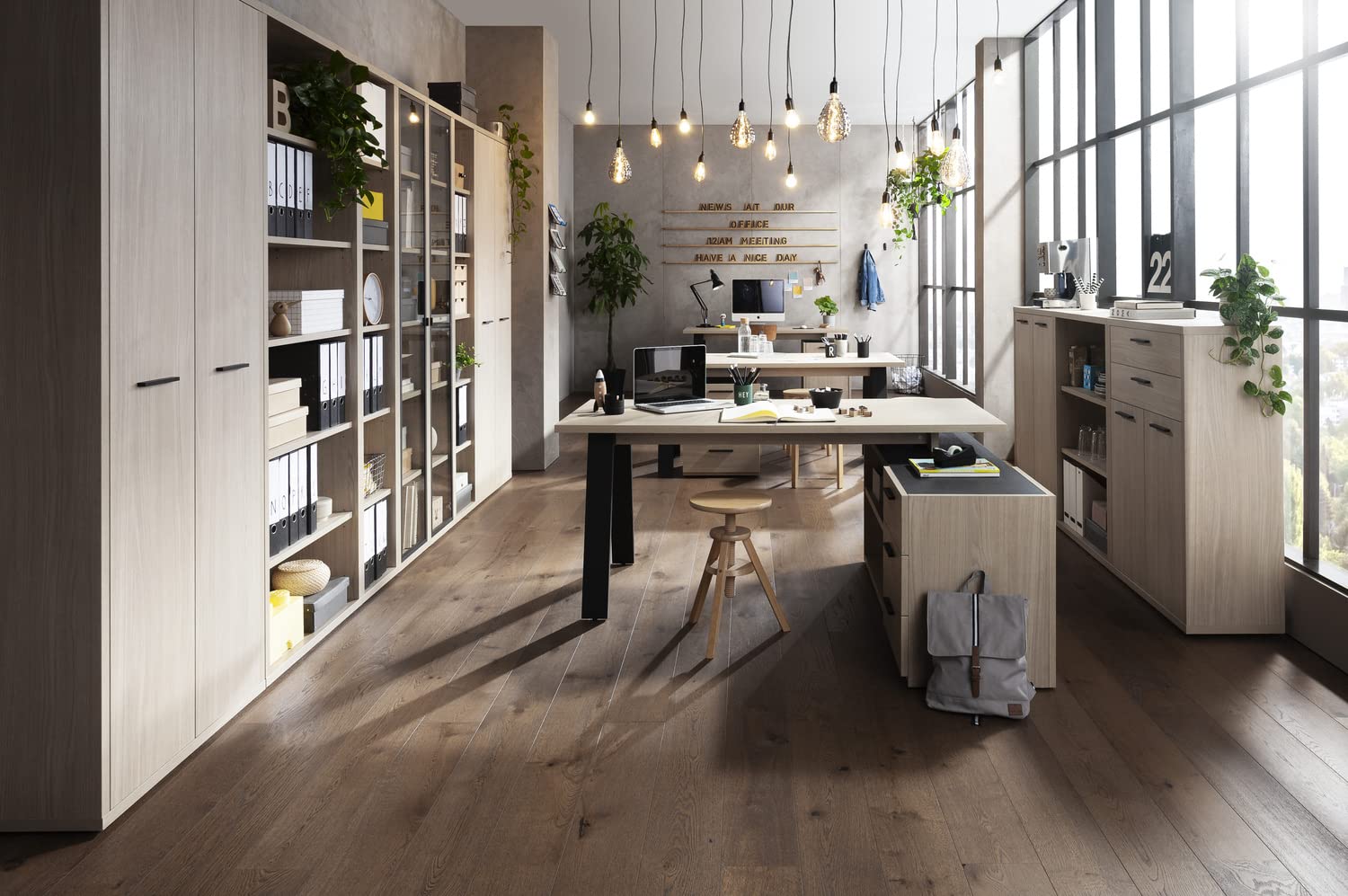 Composad Davinci 2 ante mobile contenitore rovere 81,6 cm
